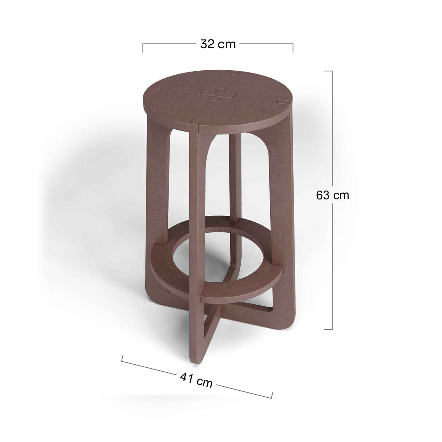Sgabello alto Strabello 63