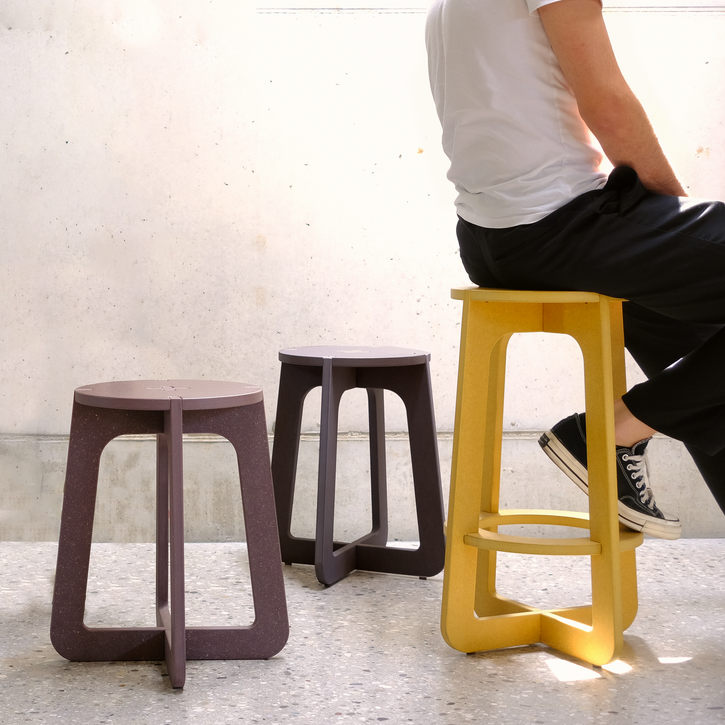 Sgabello basso Strabello 47